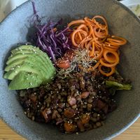 Mediterranean Bowl at The Bowl Bar in Cancun
