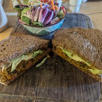 Vegan Sandwich at The Bowl Bar in Cancun