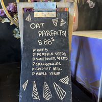 Vegan coconut milk oat parfaits  at A Daily Dose in Crested Butte