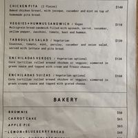 Menu at Local Coffee + Shop in Puerto Morelos