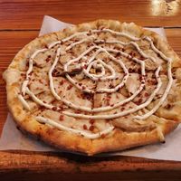 Vegan chicun bacon ranch pizza at Daytona Pizza & Wing Co in Daytona Beach