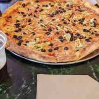 OMG... The crust, there sauce, toppings.. It was fantastic. This was the Tree Hugger. at Daytona Pizza & Wing Co in Daytona Beach