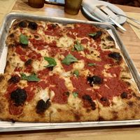 Vegan margarita pizza  at Alternate Ending Beer Co in Matawan