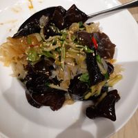 Black & white fungus cold mix at Lotus Vegetarian 莲心 - Novena in Central Singapore