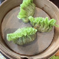 Crystal dumplings  at Lotus Vegetarian 莲心 - Novena in Central Singapore