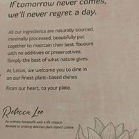  at Lotus Vegetarian 莲心 - Novena in Central Singapore