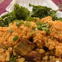 Buddha Bowl - Sweet Potato, Tempeh, Brown Rice, Kale Salad  at Globowl Cafe in Lexington