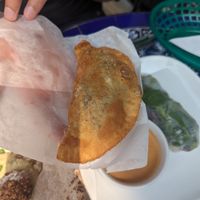 Empanada at Globowl Cafe in Lexington