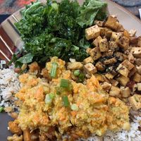 Buddha Bowl with Tofu.   at Globowl Cafe in Lexington