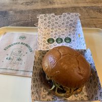 Got the veggie crunch burger and it was just fab! 😍  at Neat - Camden in North West London