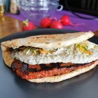 Šiš ćevap at Vegebar in Belgrade