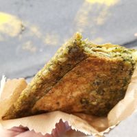 Sponach pancake at Vegebar in Belgrade