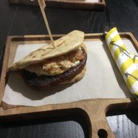 The cevatipi or however it’s spelt! A vegan version of a Balkan mincemeat speciality. at Vegebar in Belgrade