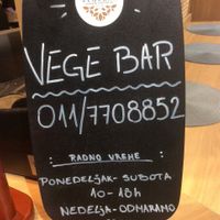 Not new opening times. at Vegebar in Belgrade