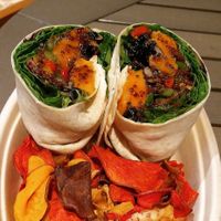 The Harvest, I ordered as a wrap but it is also offered as a quinoa bowl, rice bowl, or salad. at The Hungry Hatch in Kansas City