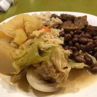 Vegan “Cozido à Portuguesa”   at Cantina da Cooperativa Mula in Barreiro