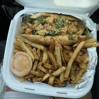 lobster melt and fries  at Planted Soul - Maybe closed in College Park