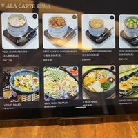 Vegetarian menu  at Kinsahi - Mid Valley Southkey in Johor Bahru