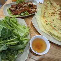 Rice Pancake & Tofu skin at Hoang Nhi - P1 in Da Lat