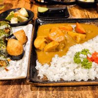 Vegan maki Japanese curry rice set at Kinsahi - Aeon Tebrau City in Johor Bahru