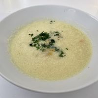 Kohlrabisuppe  at Veganes Bistro in Schindellegi