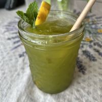 Mint Lemonade 🤩  at Ms Julie's Kitchen in Akron