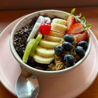It’s a colourful day  at Cherry on Top Acai Bowls in Bangkok