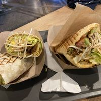 Gyros Mofioso and tortilla Mothai  at Mooi in Prague