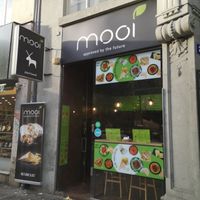 Outside at Mooi in Prague