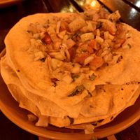Masala poppadoms  at The Fisherman Restaurant in Pong