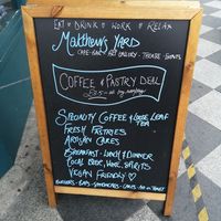 Sign at Matthews Yard in Croydon