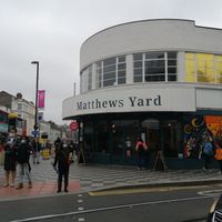 Outside at Matthews Yard in Croydon