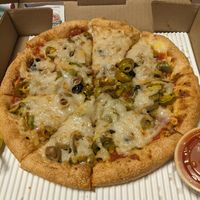 Vegan Dubai pizza at Sarpino's Pizzeria in Fort Lauderdale