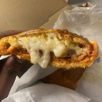 Pepperoni calzone  at Sarpino's Pizzeria in Fort Lauderdale