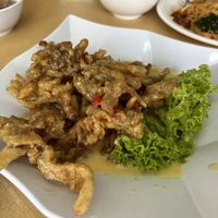 Buttered abalone mushroom $14  at Zi Zai Vegetarian 自在齋 - Bishan in Central Singapore