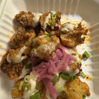 Roasted cauliflower and veg  at Hopyard in Charlottetown