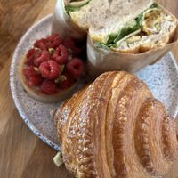 Breakfast  at Eter Vegan Bakery in Warsaw