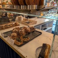 selection at Eter Vegan Bakery in Warsaw