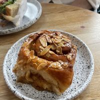Sweet almond pastry  at Eter Vegan Bakery in Warsaw