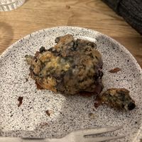 Strawberry-lavender scone  at Eter Vegan Bakery in Warsaw