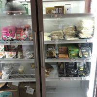 Small store. This photos have all the products that they had for you to take home. They have also others to eat there.  at JUCYLUCY in Montevideo