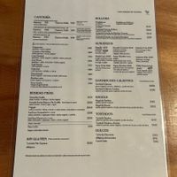 Menú   at JUCYLUCY in Montevideo
