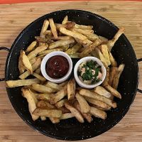 Homemade fries at Souffle in Montevideo