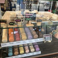 5 vegan (and gluten-free) cupcakes on the daily menu (top left) at Amy's Cupcake Shoppe in Hopkins