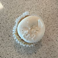 vegan/gf coconut cupcake   at Amy's Cupcake Shoppe in Hopkins