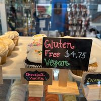vegan options around noon   at Amy's Cupcake Shoppe in Hopkins
