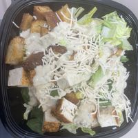 blacked tofu caesar salad at Green's Natural Food Market in Asbury Park