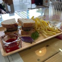 Fried potato patty melt at A Cup of Time in East Singapore