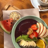 Açaí smoothie bowl  at Pistacho Coffee Brunch in Tenerife