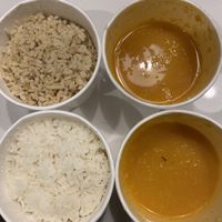 Veg soup at 4 Stones Vegetarian Cuisine in Richmond